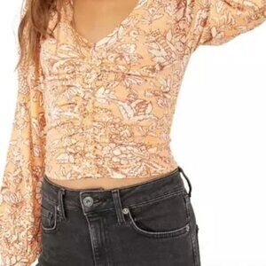 Free People Say the Word Top Orange S